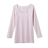 [グンゼ] インナーシャツ CFA さわやか綿100% 長袖 日本製 CB3246 レディース Newスモークピンク L