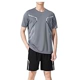 [JPAYAROGOAN] セットアップ メンズ 半袖 スポーツウェア トップス 半ズボン 人気スポーツウェア メンズ 上下セット ショート