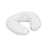 Cambrass Small Nursing Pillow (58 x 45 cm, Star Grey) by Cambrass