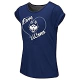 Uconn Connecticut Huskies Girls Tee杢Split Back Tシャツ
