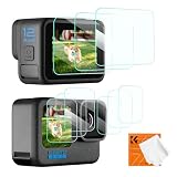 K&F CONCEPT gopro12/11/10/9用ガラスフィルム 保護フィルム 9H強化ガラス 耐衝撃 自動吸着 高透率 飛散防止 カメラ用保護フィルム スクリーンプロテクター