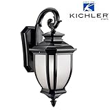 玄関照明 玄関 照明 LED 門柱灯 門灯 外灯 屋外 KIC-9040BKLD KICHLER キチラー ブラケット 照明器具 E26 LED電球