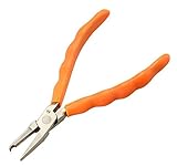 Hanchen AC-18 メガネ専用 ヤットコ ペンチ パット/鼻当て調整 内蔵バネ 眼鏡屋用 (プラスチック柄)