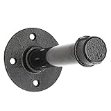 jeteven 1pc Heavy Duty工業鉄パイプフローティングシェルフ棚ブラケット壁マウントホルダー Medium(6.3") JETEVENLorvsap2788
