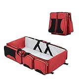 Burning Go 折り畳み式ベビーベッド お昼寝 マザーズバッグ 赤ちゃん 持ち運び ベッド 大容量 ショルダーバッグ 持ち運び便利 旅行 外出 出産祝い プレゼント ギフト