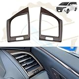 DodoxDIY 適用 新型アルファード40系 ヴェルファイア 40系 カスタム アクセサリーパーツ サイド エアコンソール吹出し口 パネルカバーガーニッシュ 専用車種 内装グッズ 木目調ブラウン