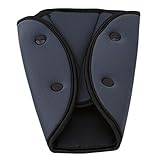 meolinカーシートベルト安全ベルトホルダー車安全ベルトFixer安全ベルトカバーストラップFixerパッド 23.5*18cm ブルー 149