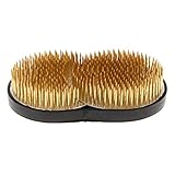 P Prettyia 耐久性　剣山　中日月　花器　生け花用　2種選択可能 - 真鍮