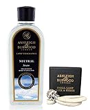 アシュレイ&バーウッド(Ashleigh&Burwood) ランプフレグランス ニュートラル 500ml 詰め替え 交換用ウィック(Sサイズ)付き フレグランスオイル ディフューザー