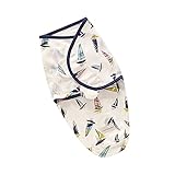 Kesoto ベビーおくるみ　ベビー寝具　新生児用寝袋　ベビー小物　ベビー服　全6種類　 - ボート　, 0-6M