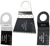 Oshlun MMS-9903 Oscillating Tool Blade Combo for Fein SuperCut, 3-Pack [並行輸入品]