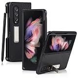 Galaxy Z Fold3 5G SC-55B SCG11 ケース サムスン galaxy z fold3 5g カバー ギャラクシー z フォールド3 5g スマホケース sc-55b 用ケース sog11 case Zouzt PC素材 薄型 軽量 Sペン収納 スタンド機能 Qi充電 耐衝撃 カメラ保護 画面保護 滑り止め 傷を防ぐ 指紋防止 おしゃれ ブラック