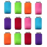 缶クーラースリーブ 無地ポリフォーム (12、マルチカラー)