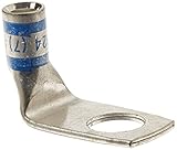 Panduit LCAS6-38F-L Code Conductor Lug, One Hole, Short Barrel With Window, 90 Degree Angle, #6 AWG 