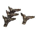 uxcell コーナークッション　コーナーガード　コーナーパッド　コーナーカバー ケガ防止　保護 ジューリー ギフト ボックス 骨董 金属 コーナー プロテクター ガード4個入り