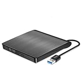 スリム 接続ドライブケース 外付け ODDケース USB 3.0接続(ブラック)