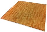 Tadpoles 9 Sq Ft Wood Print Playmat Set, Natural by Sleeping Partners [並行輸入品]