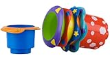 Nuby(ヌービー) スタッカブル・バスカップ(5コセット) [Baby Product]
