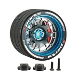COOL RACING アルミニウム RC トランスミッター 交換用 ハンドホイール ハンドホイール SANWA MT4 MT5 M12 M17、FUTABA 4PX 7PX 10PX FLYSKY NB4、WFLY X9トランスミッター用 (タイプA-ブルー)