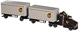 Daron UPS Die Cast Tractor with 2 Trailers [並行輸入品]