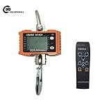 High precision 1000KG 2000LBS Aluminum Digital Crane Scale heavy Duty Hanging Scale LCD with remoto 