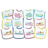 Neat Solutions' Baby's 1st Year Holiday Bibs by Neat Solutions