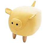 ぶたのスツール Steve スティーブ(ぶたモチーフのスツール)マスタード(EF-ST01MA)