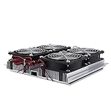 12V 240W熱電冷却器ペルチェ半導体冷凍冷却装置ファン付き冷プレート冷却装置 半導体冷却装置 大型冷却器 冷凍器 放熱器 伝導モジュール ダブルファン