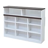 JKプラン 間仕切キッチンカウンター ホワイトナチュラル kc-552-whbr 幅120cm