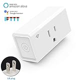 Wifiスマートプラグ スマートコンセント スマートソケット Alexa/Google Home/IFTTT対応 遠隔操作 スマート ソケット(ホワイト)