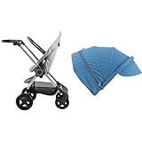 【セット買い】 ストッケ ベビーカー スクート2 ベーシックキット グレーメラーンジ + キャノピー ブルー