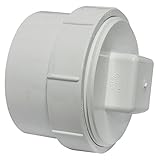 Canplas 193704AS PVC DWV FTG Cleanout Adapter with PL [並行輸入品]