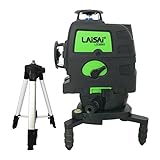 360°フルライン グリーンレーザー墨出し器+エレベーター三脚セット 3D-LASER 12ライン 横全周・矩十字全周 高輝度 斜線機能搭載 9MM壁寄り操作 LGS-666