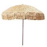 南国情緒溢れる～フラ　パラソル　280cm 8 Foot Hula Umbrella UPF 50+(ハワイよりお届け）並行輸入