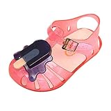 Deylaying 夏 ガールズ ボーイズ ベビー アイスキャンディー アイスクリーム 可愛い ゼリー アンチスリップ 柔らかい 靴 子供たち ビーチ サンダル 雨 ブーツ