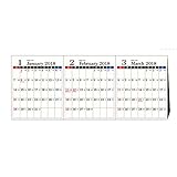 ユナイテッドビーズ 2018年 カレンダー 卓上 B5変型 3ヶ月 Dタイプ CL181-3D-B5