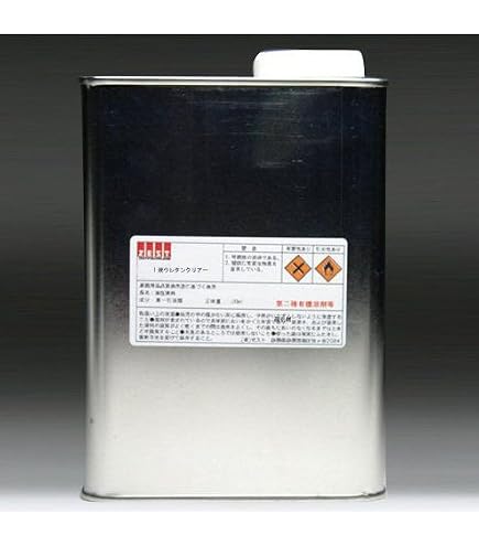 Amazon | 1液ウレタンクリヤー900ml速乾タイプ（角缶） | 塗装材