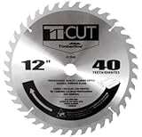 Timberline 10040 Ti- Cut and Trade General Purpose and Finishing ATB Grind Thin Kerf Carbide Tipped 