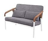 北欧風 ナチュラル Flo Join Sofa 2P  NA/WH(seatGY)クッション付 -
