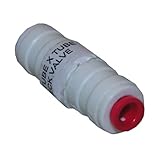 LASCO 19-6563 In Line Check Valve Push-In Fitting with 3/8 x 3/8-Inch OD Tubing, Plastic by LASCO