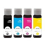 詰め替えインク bc-345/bc-346 (PGBK/C/M/Y) 4色セット 各30ml 器具付