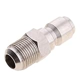 Baoblaze 3/8 " to 15mmオス　クイックコネクタ　アダプター　高圧洗浄機用　カップリング