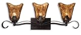 Uttermost 26 "インチVetraio 3-lt vantityストリップ照明器具Oil Rubbed Bronze