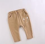 PANCY 子供服 ロングパンツ キッズ 子ども 春 秋 綿 長ズボン スウェットパンツ パンツ 男の子 女の子 ベビー おしゃれ カジュアル ファッション 可愛い 動物 キツネ プレゼント 4色