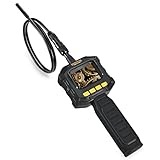 DEPSTECH 8.0mm/1M ファイバースコープ 工業用内視鏡 ウェブカメラ デジタルカメラ ビデオスコープ 8段階光量調節LEDライト4灯付 2.31インチ液晶モニター付き IP67防水 排水