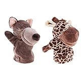 P Prettyia ハンドパペット　人形劇用　親子パペット　手踊り　パペットおもちゃ　幼稚園　教育玩具