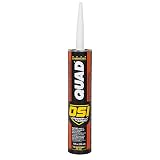 OSI Quad Advanced Formula Window, Door and Siding Sealant, 10 Ounce Cartridge, Brown 201 (1637192) [