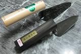 ノーブランド品 柳葉(ヤナギバ)鏝 ヒシカ印 丈 105mm 本焼