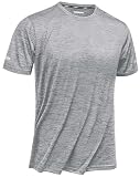 [TACVASEN] スポーツtシャツ メンズ 吸汗速乾 冷感 ランニング テニス トレーニングウェア ストレッチ ドライtシャツ ダグレス 反射テープ 丸首 半袖 夏服