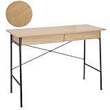 アンセム デスク ANT-2459NA ( ナチュラル ) anthem Desk スリムデスク 省スペース パソコンラック リビングデスク 北欧 ナチュラル おしゃれ かっこいい スリム学習机 黒スチール デスク anthem　シリーズ